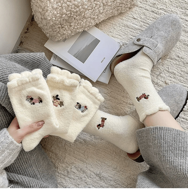Rosie's Sausage Socks!
