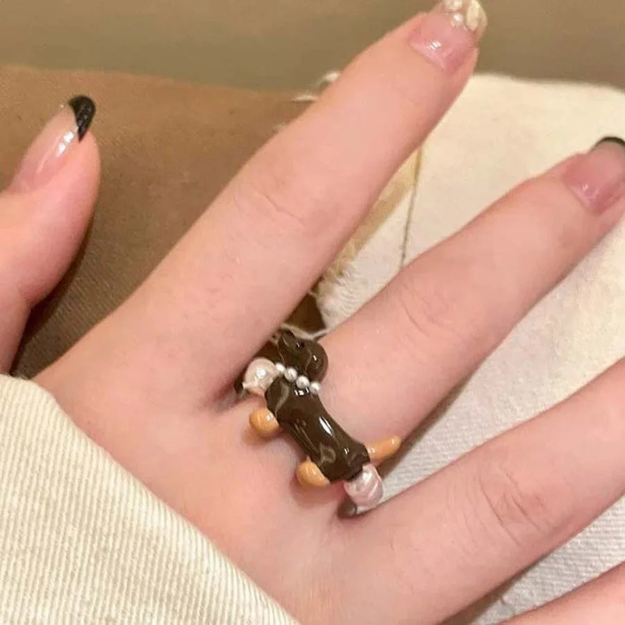 Pawsitively Doxie Ring