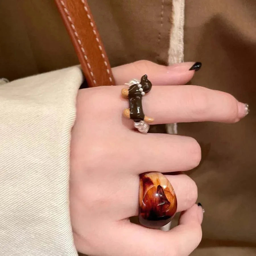 Pawsitively Doxie Ring