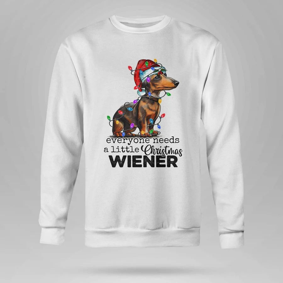 Little Wiener Christmas Sweatshirt