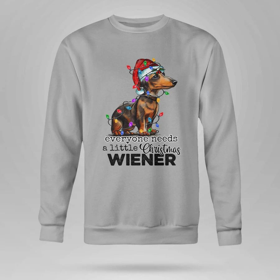 Little Wiener Christmas Sweatshirt