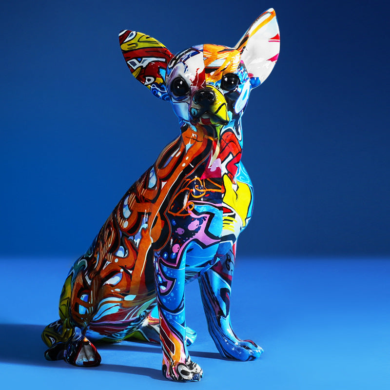 Watercolor Chihuahua Resin Ornament