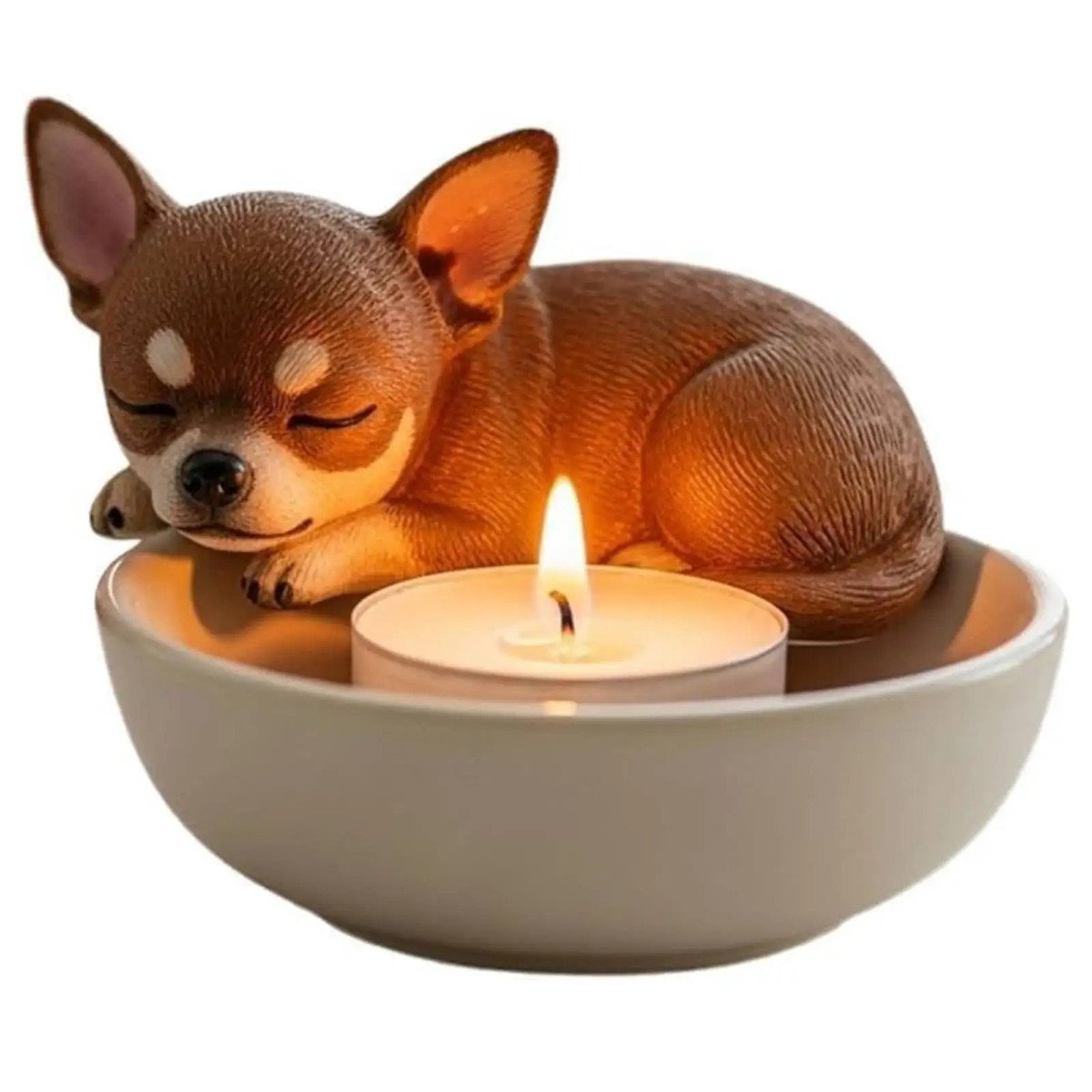 Chihuahua Candle Holder
