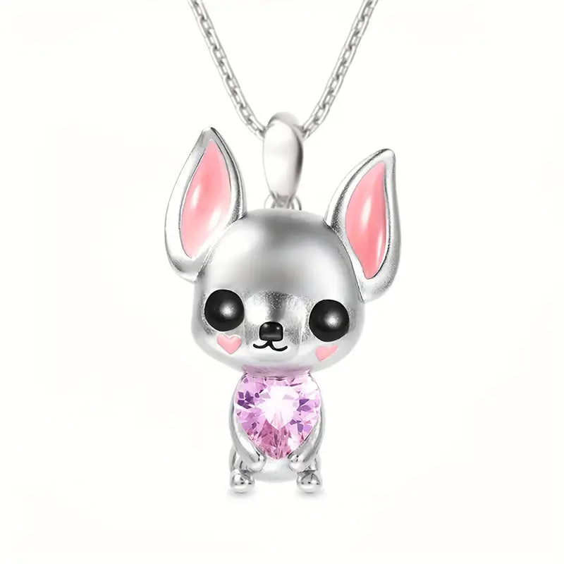 Chihuahua Charm Pendant Necklace