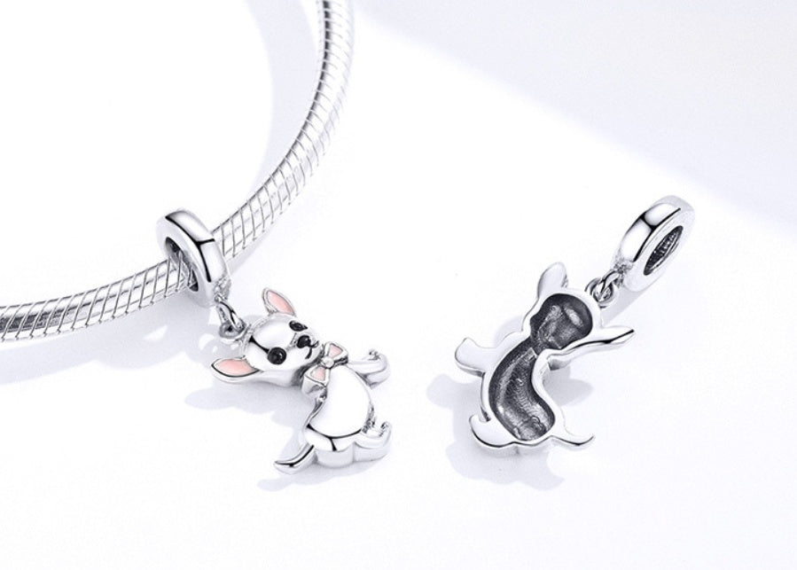 Chihuahua Silver Pendant