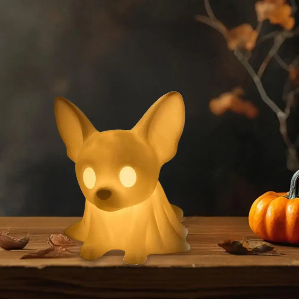 Chihuahua Halloween Ghost Night Lamp