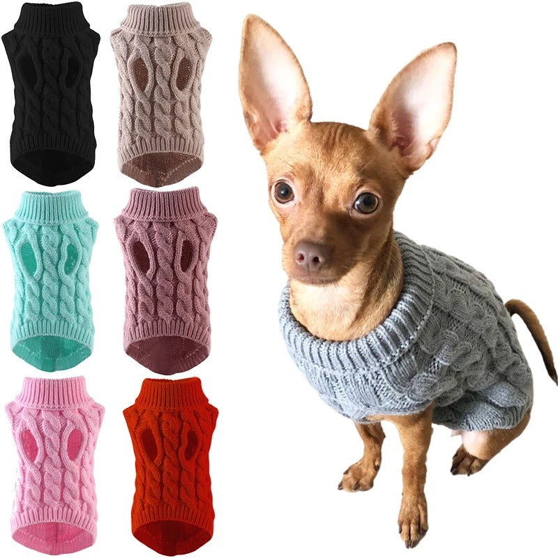 Cozy Turtleneck Sweater for Small Dogs