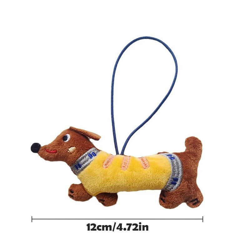 OmgMyDog™ Adorable Dachshund Plush Keychain