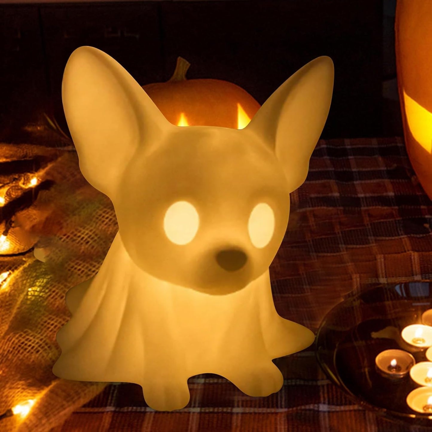 Chihuahua Halloween Ghost Night Lamp