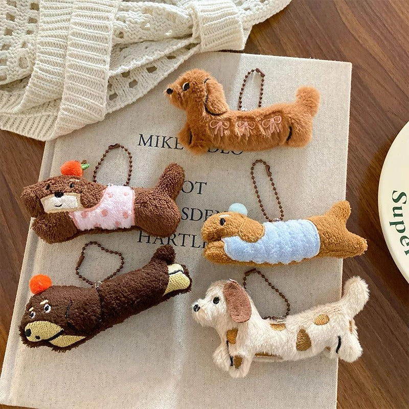 OmgMyDog™ Dachshund Plush Keychain