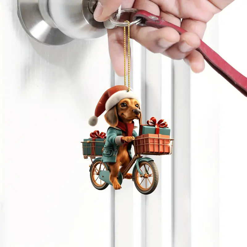 Dachshund Christmas Ornament – Festive & Fun!