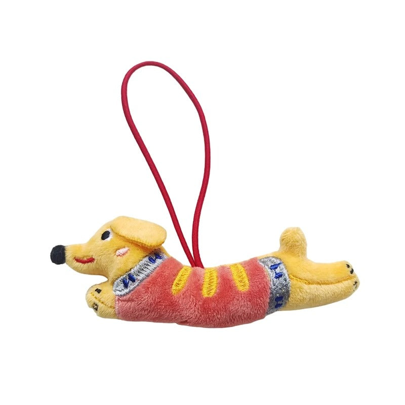 OmgMyDog™ Adorable Dachshund Plush Keychain