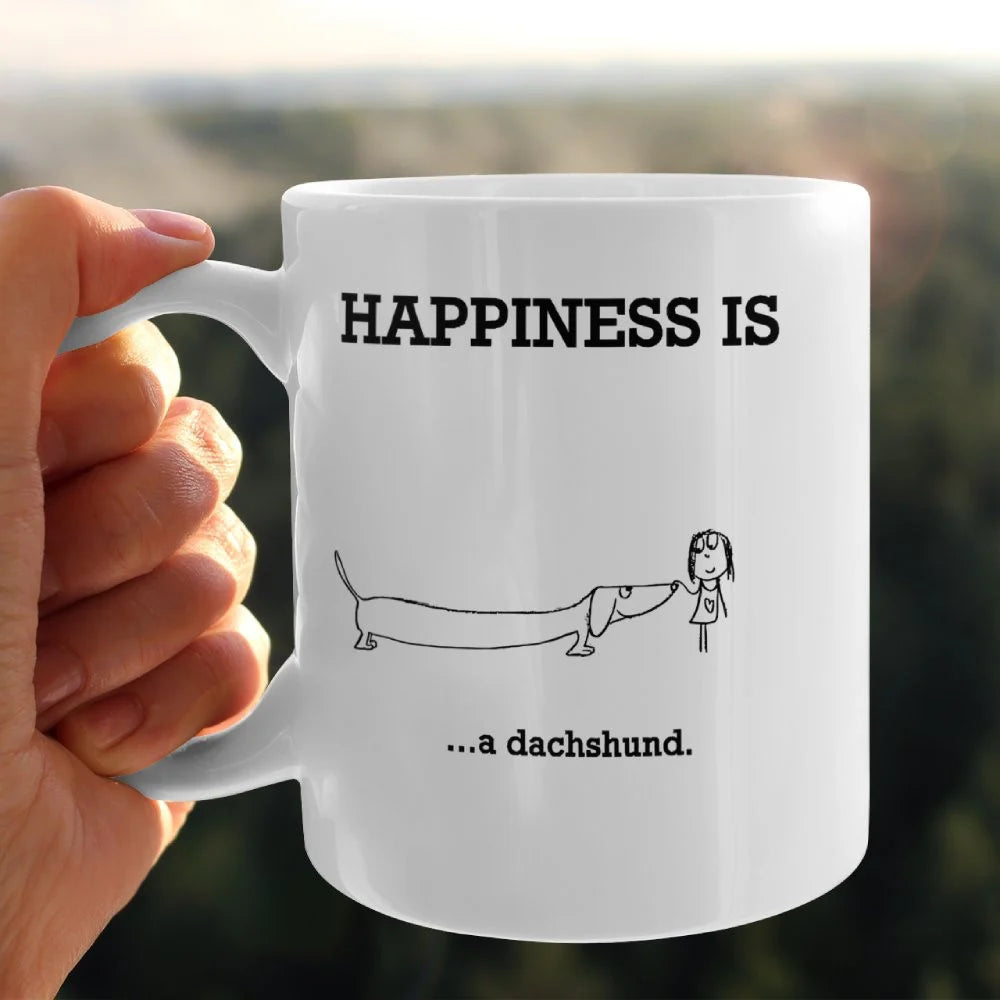 Happiness is a Dachshund Tee