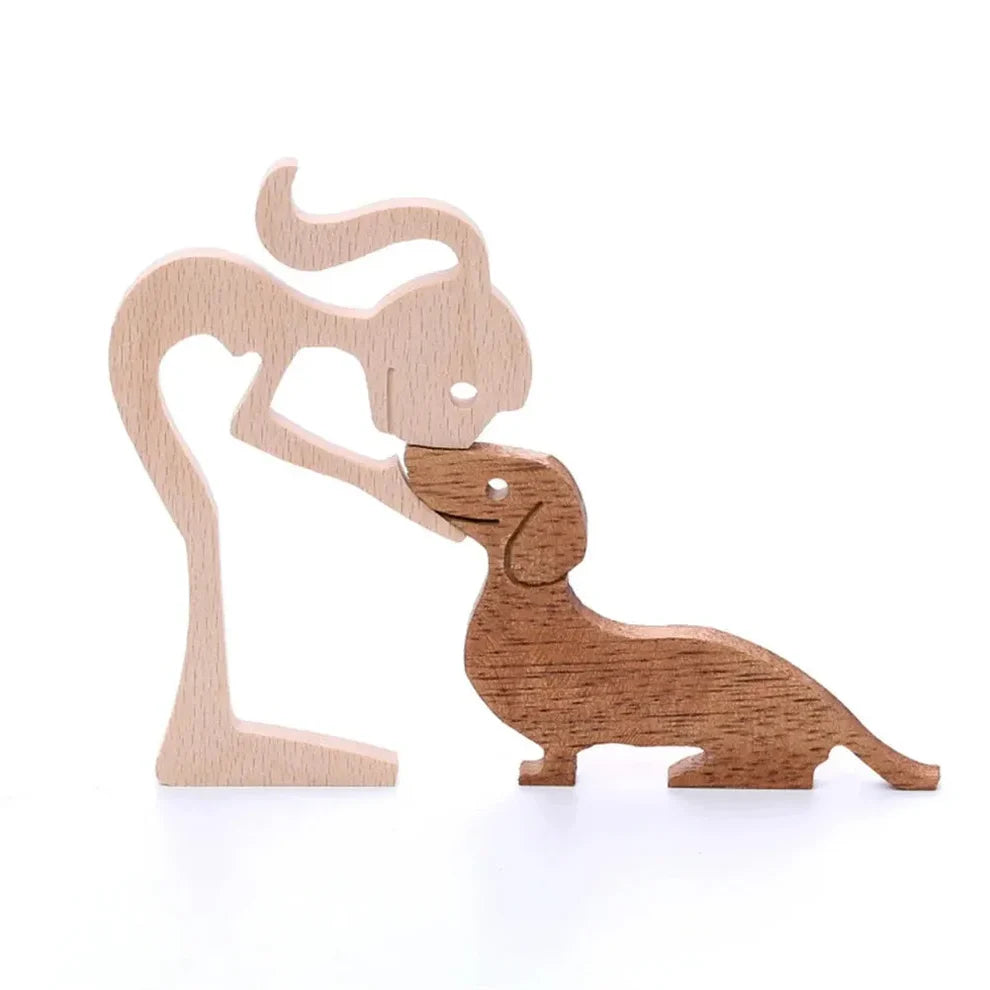 Dachshund Kiss Figurine