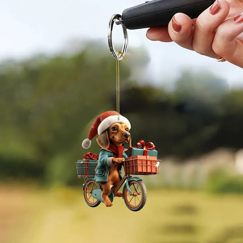 Dachshund Christmas Ornament – Festive & Fun!