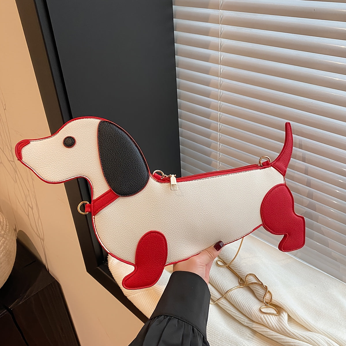 Trendy Dachshund Crossbody Purse