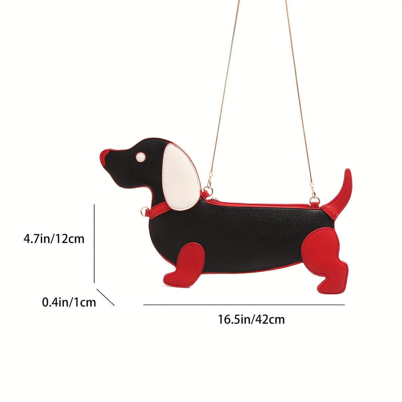 Trendy Dachshund Crossbody Purse