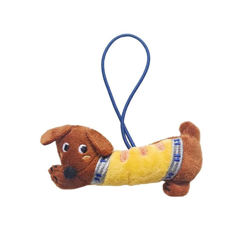 OmgMyDog™ Adorable Dachshund Plush Keychain