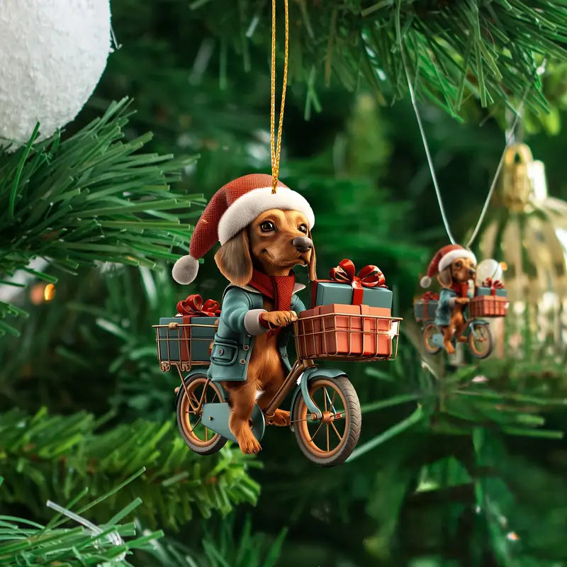 Dachshund Christmas Ornament – Festive & Fun!