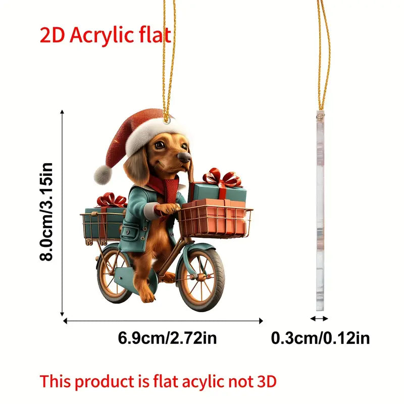 Dachshund Christmas Ornament – Festive & Fun!