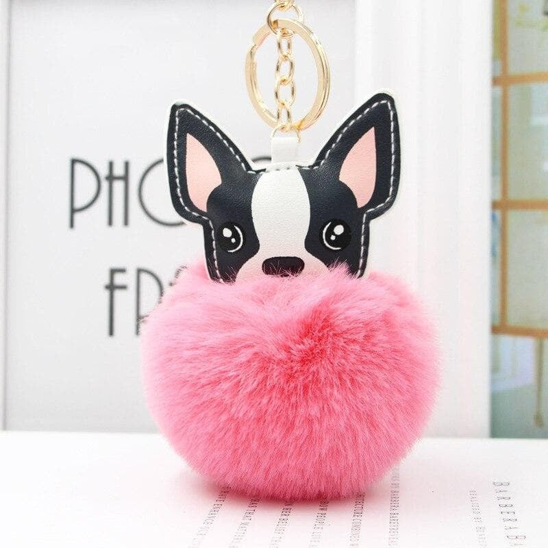 Fur Ball Chihuahua Keychain