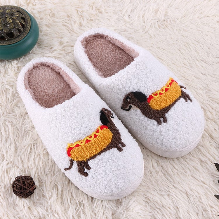 Hot Sausage Dog Slippers