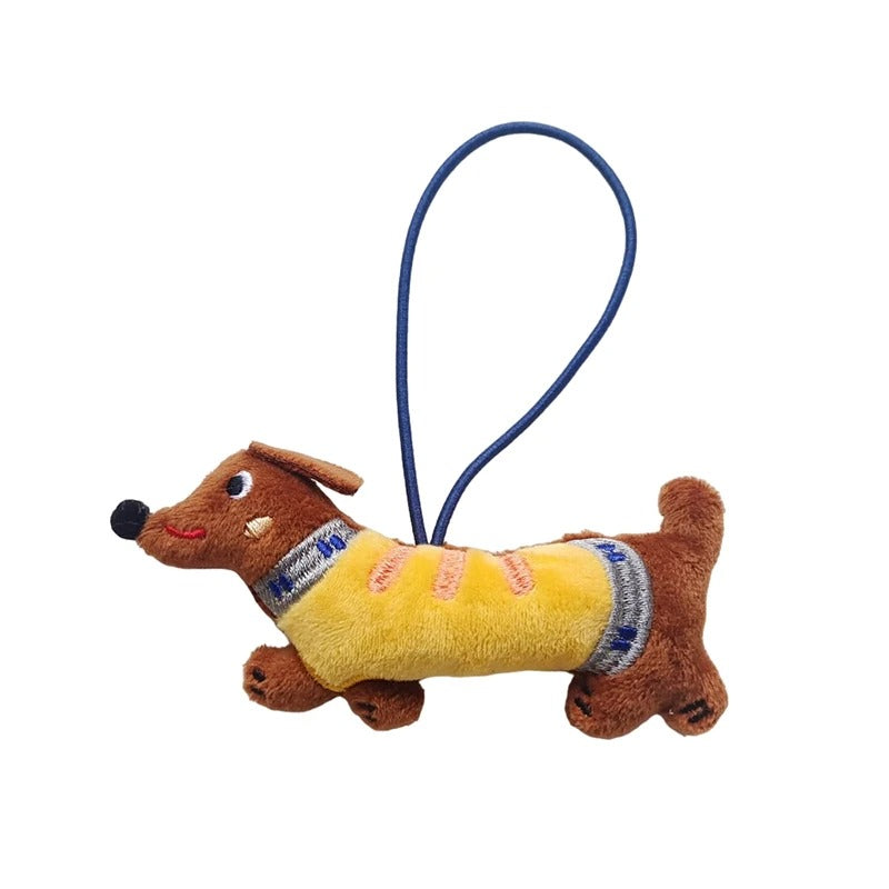 OmgMyDog™ Adorable Dachshund Plush Keychain