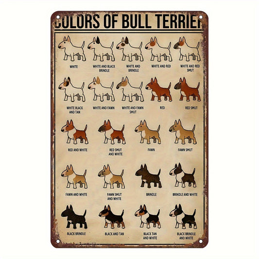 Colors Of Bull Terrier Wall Art