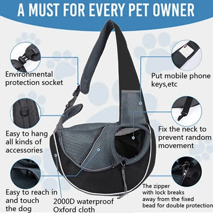 Comfy Travel Sling Bag for Small Pets