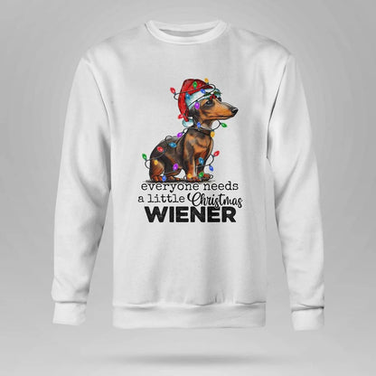 Little Wiener Christmas Sweatshirt