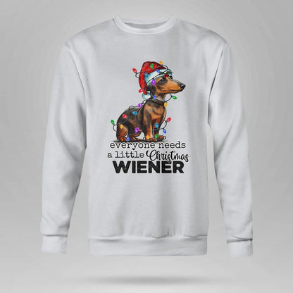Little Wiener Christmas Sweatshirt
