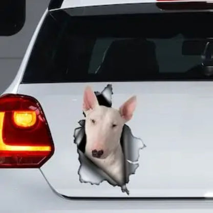 Bull Terrier Car Decal