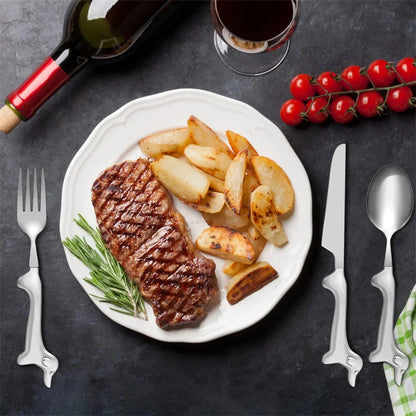 Novel Dachshund Cutlery Set
