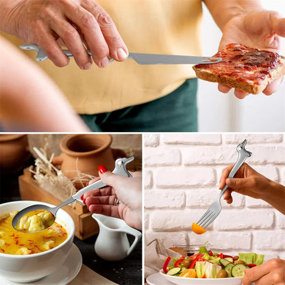 Novel Dachshund Cutlery Set