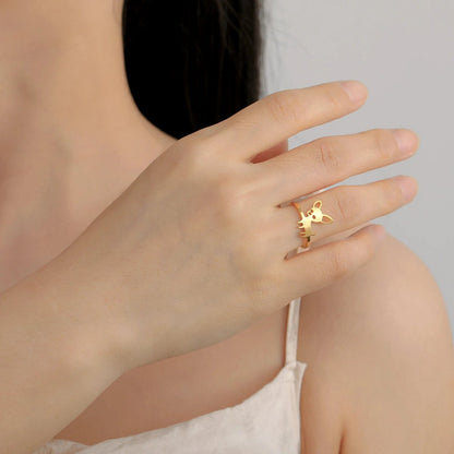 Chihuahua Dog Shape Rings