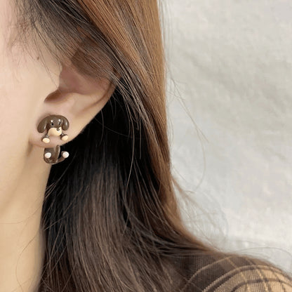 Cute Dachshund Earrings