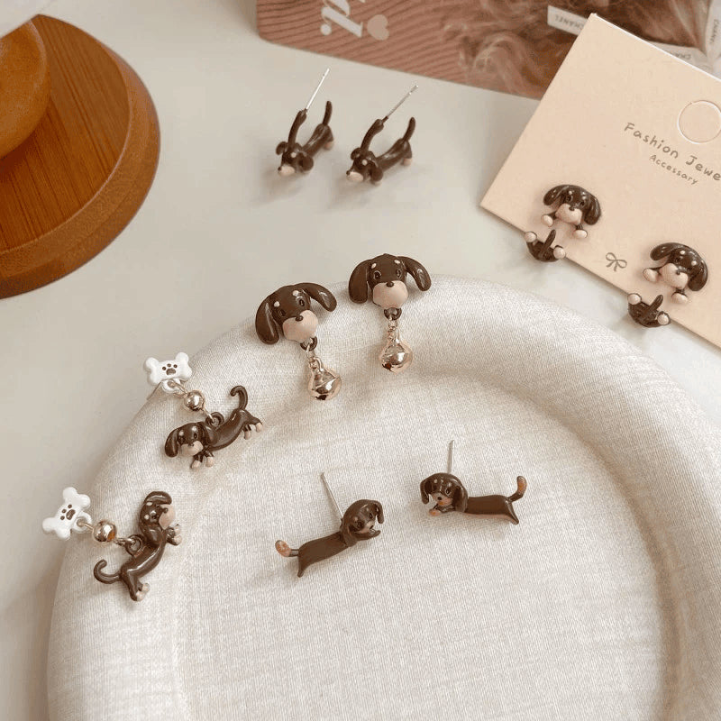 Cute Dachshund Earrings