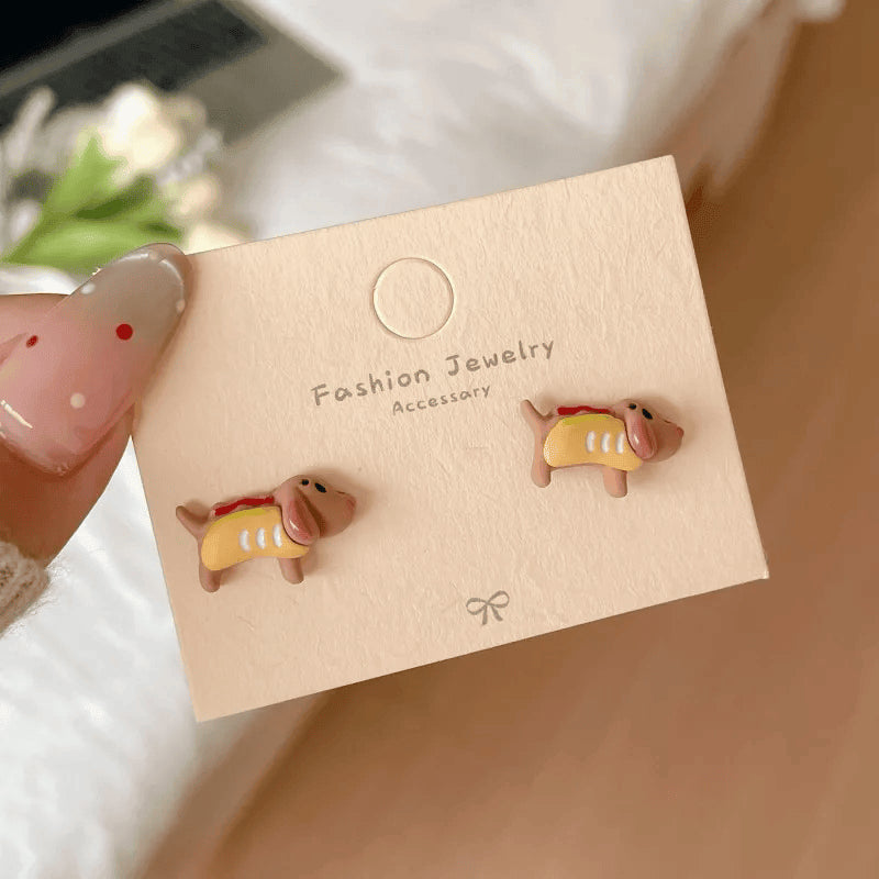 Cute Dachshund Earrings
