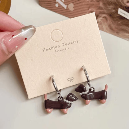 Cute Dachshund Earrings