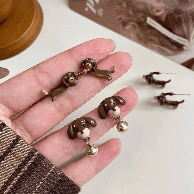 Cute Dachshund Earrings