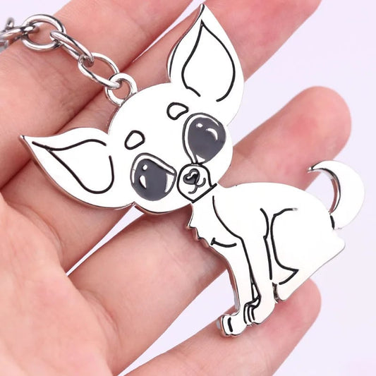 Chihuahua Pendant Keyring