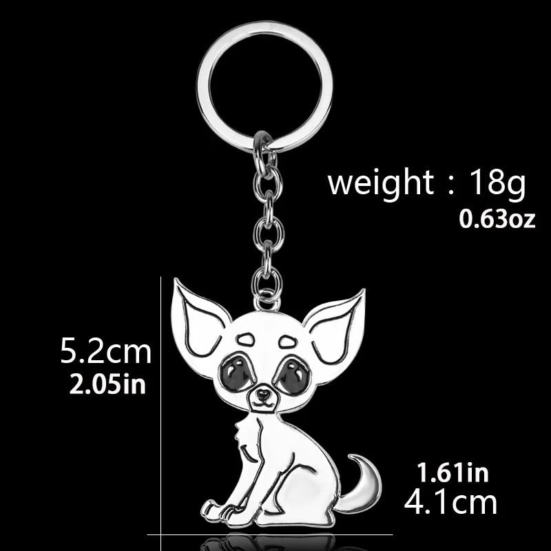 Chihuahua Pendant Keyring