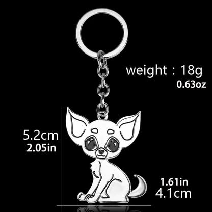 Chihuahua Pendant Keyring