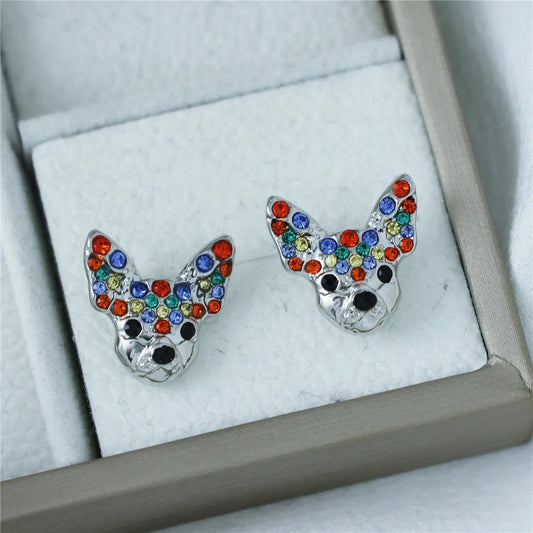 Chihuahua Stud Earrings