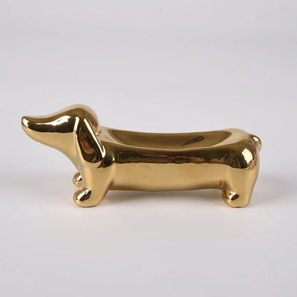 Cute Dachshund Rings Holder