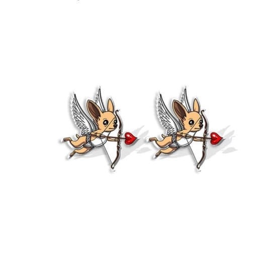 Chihuahua Stud Earring