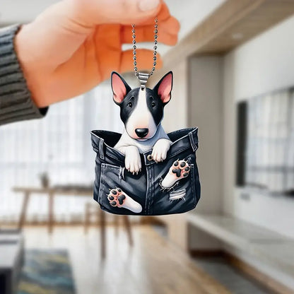 Cute Bull Terrier Ornament