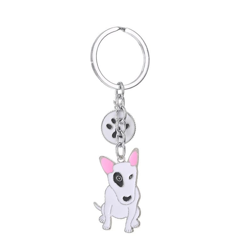 Bull Terrier Key Ring