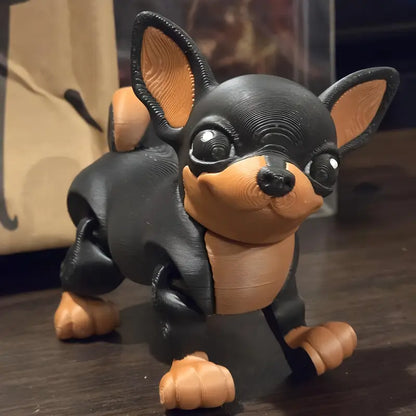 3D Printed Chihuahua Puppy Figurine
