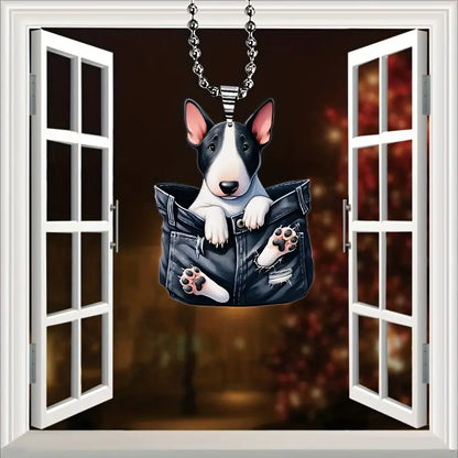 Cute Bull Terrier Ornament